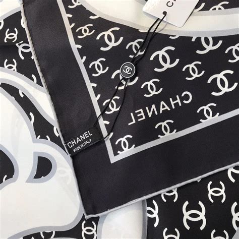 chanel bandana price|authentic chanel scarf.